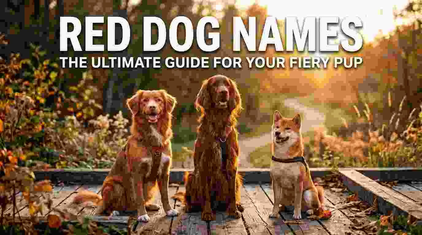 Best Red Dog Names With a Name Generator