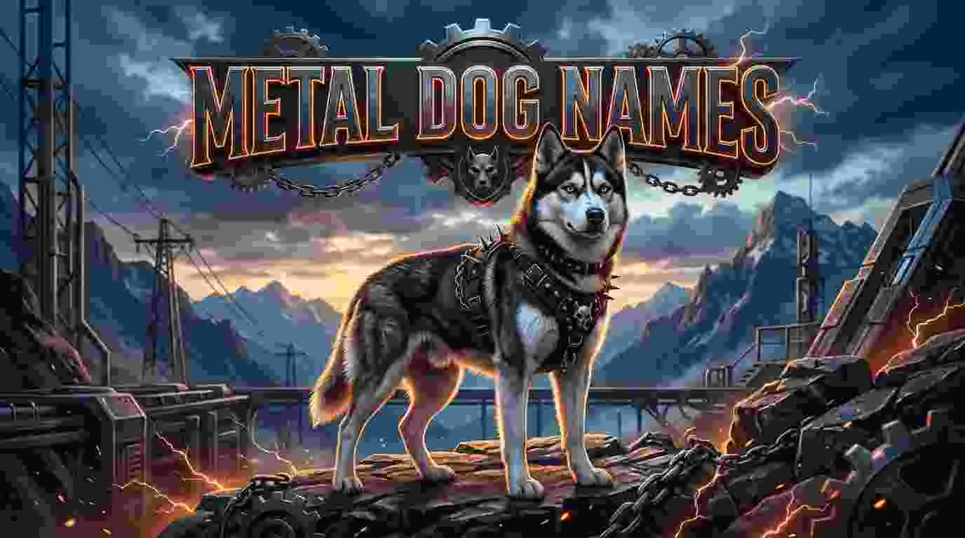 Powerful & Epic Metal Dog Names With Name Generator
